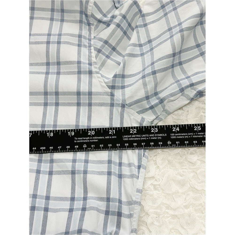 Bonobos Men's Light Blue Plaid Button-Up Shirt XL Slim Fit Preppy Classic - Picture 4 of 5